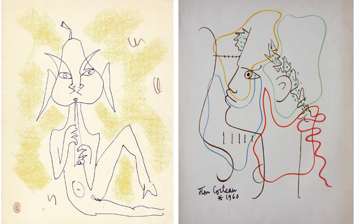 Drawings by Jean Cocteau